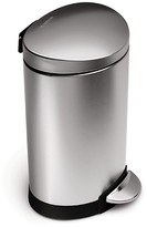 Thumbnail for your product : Simplehuman 6 Liter Mini Semi-Round Step Garbage Can