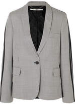Thumbnail for your product : Stella McCartney Houndstooth Wool-tweed And Silk-twill Blazer