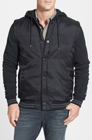 Thumbnail for your product : RVCA 'Stadium' Puffer Fleece Hooded Varsity Jacket