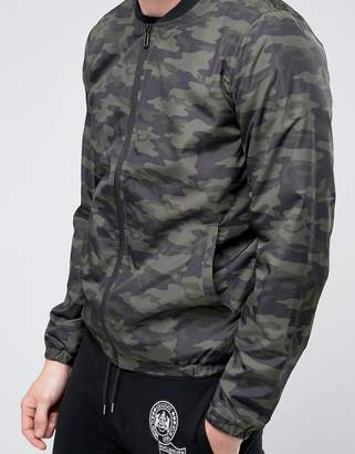 ONLY & SONS Bomber Jacket In Camo Print