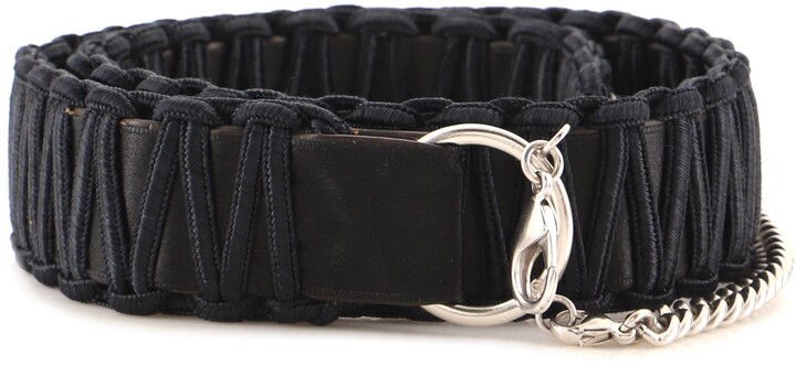 chanel garter belt bag black