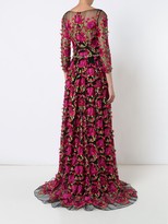 Thumbnail for your product : Marchesa Notte Floral Embroidered Gown