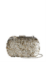 Thumbnail for your product : Corto Moltedo Susan Metallic Sequined Clutch