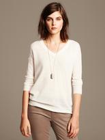 Thumbnail for your product : Banana Republic Lightweight Vee Pullover