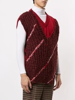 Thumbnail for your product : Necessity Sense Domini layered knit vest