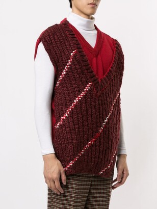 Necessity Sense Domini layered knit vest