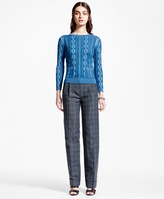 Thumbnail for your product : Brooks Brothers Cable-Knit Crewneck Sweater