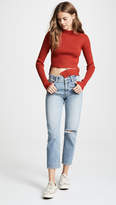 Thumbnail for your product : For Love & Lemons Annie Zipper Sweater