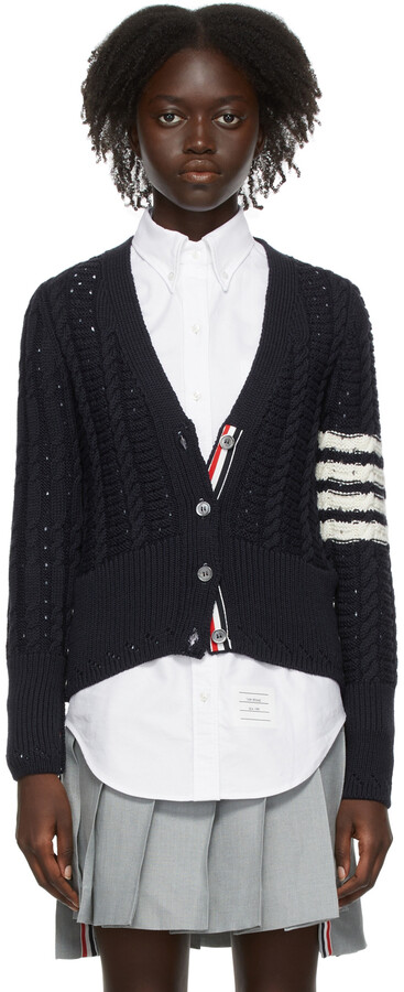Navy Cable Sweater | Shop the world's largest collection of 