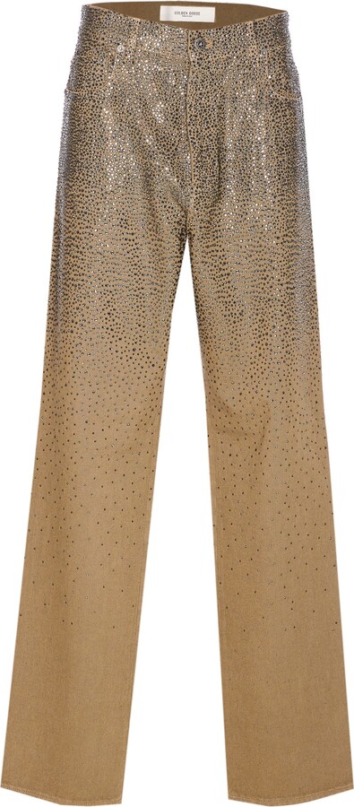 Golden Goose Degrade' Swarovski Cotton Trousers