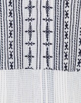 Thumbnail for your product : Y.A.S Tall maxi dress with embroidery in textured white