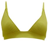 Thumbnail for your product : Dodo Bar Or Willa Ribbed-knit Bralette - Dark Olive