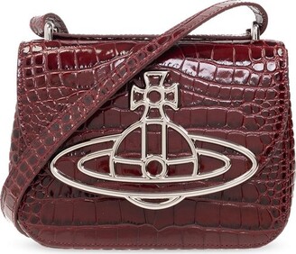 Vivienne Westwood Anglomania Embossed Heart Bag - Red Handle Bags