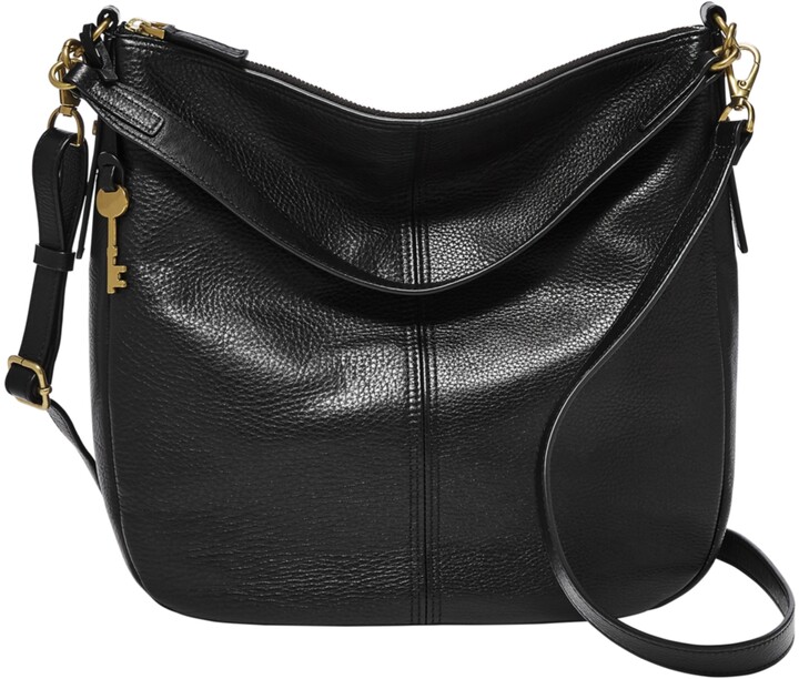 Fossil Women's Jolie Leather Hobo ShopStyle