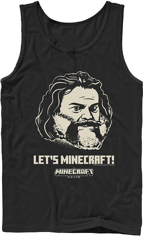 Minecraft Men's Movie Let's Graphic Tank Top