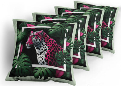 Fabric Reversible Throw Pillow