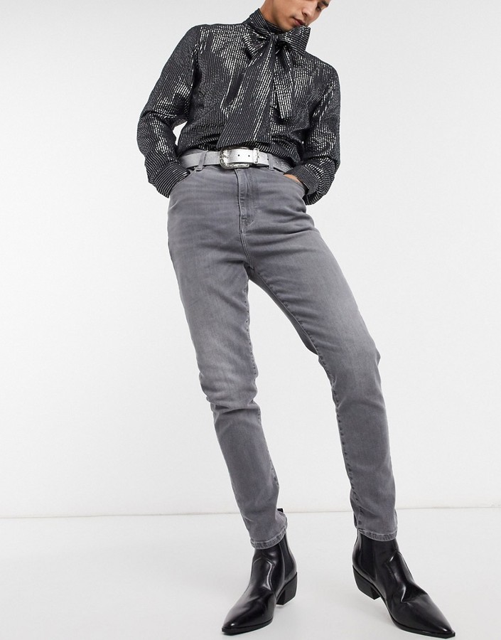 men's high rise skinny jeans