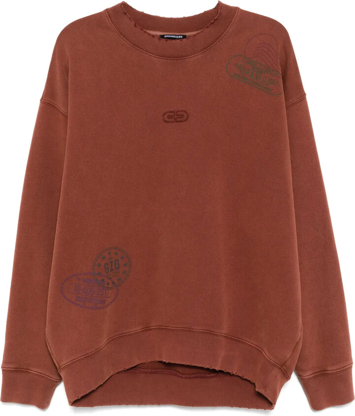 Ground Zero Logo-Print Sweatshirt