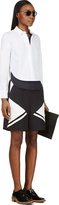 Thumbnail for your product : Marni Edition White & Navy Layered Blouse