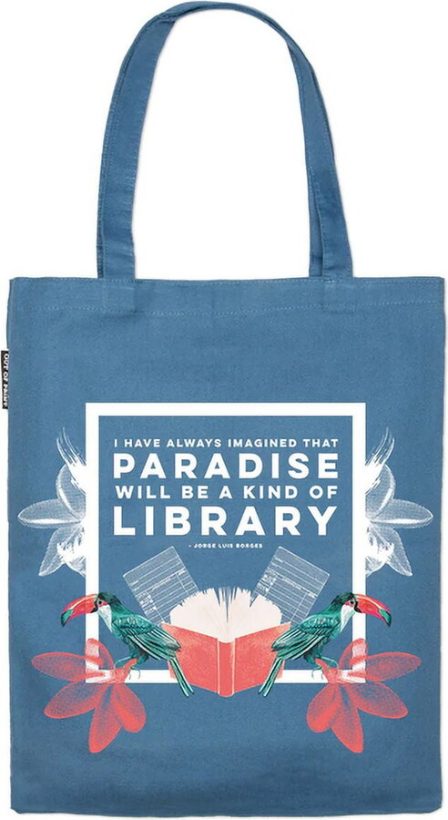 Jorge Luis Borges: Paradise Tote Bag, (Hardcover)