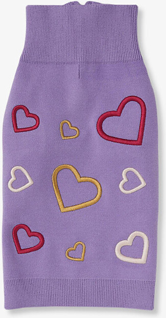 max-bone x Love Is Blind Heart-Print Woven Dog Jumper S