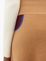 Thumbnail for your product : Loewe Trompe L'oeil Cashmere Skirt - Beige Multi