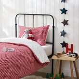 Thumbnail for your product : The White Company Organic-Cotton Reversible Gingham Bed Linen, Red, Cot Bed