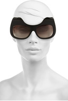 Thumbnail for your product : Karlsson Anna-Karin When Trouble Came To Town square-frame acetate sunglasses