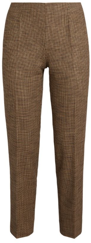 womens skinny tweed trousers