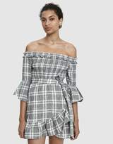 Thumbnail for your product : Stelen Thao Smocked Check Dress