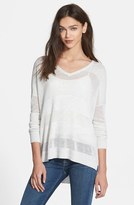 Thumbnail for your product : Splendid Loop Stitch V-Neck Sweater