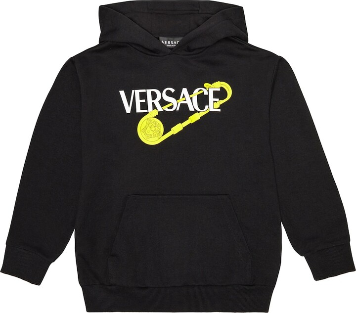 Versace Children Medusaprint cotton hoodie ShopStyle Boys' Sweatshirts