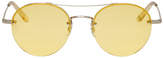 Thumbnail for your product : Garrett Leight Silver Beaumont Aviator Sunglasses