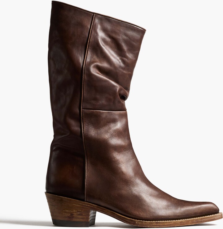 Clive Boot in Dark Brown Leather