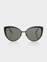 Thumbnail for your product : Quay Sweet Darlin Cat Eye Sunglasses in Black Smoke