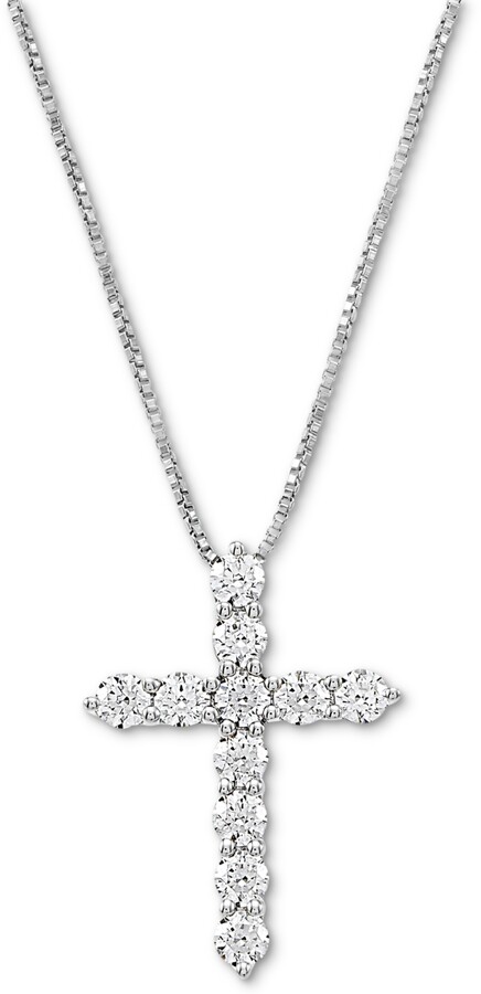 Arabella Cubic Zirconia Cross 18\