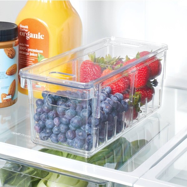 Divided Berry Bin with lid Clear Brightroom™ ShopStyle Kitchen Tools
