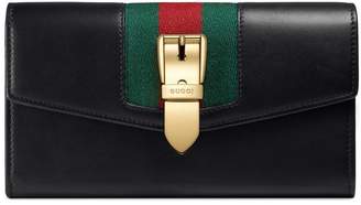 Gucci Sylvie leather continental wallet