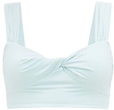 Thumbnail for your product : Marysia Swim Lehi Twist-front Bikini Top - Light Blue