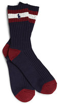 Thumbnail for your product : Ralph Lauren Boy's Rugby Stripe Crew Socks