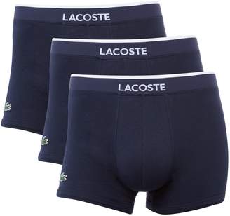 Lacoste Men's 3 Pack Colours Trunks