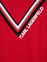Thumbnail for your product : Karl Lagerfeld Paris Chevron-Print Logo Sweatshirt