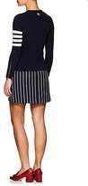 Thumbnail for your product : Thom Browne Women's Striped Wool-Cotton Sailor Miniskirt