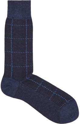 Reiss Unite - Grapic Patterned Socks in Navy