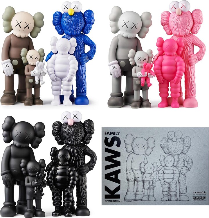 KAWS KAWS, FAMILY complete set of 3 works Family companion), 2021