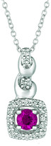 Thumbnail for your product : LeVian 14K 0.39 Ct. Tw. Diamond & Ruby Pendant Necklace