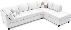 Hokku Designs Malone Sectional (Without Ottoman)  NAVY BLUE
