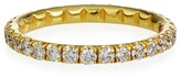 Thumbnail for your product : Roberto Coin 18k Gold U-Set Diamond Eternity Band Ring, Size 5.5