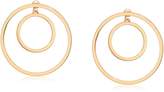 Thumbnail for your product : Steve Madden Double Ring Front To Back Drop Earrings