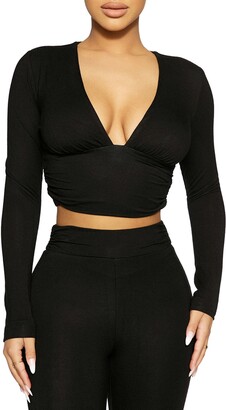 Naked Wardrobe Black Women's Tops | Shop the world's largest 